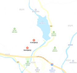 광양읍 생활권 지곡 마을(출처_네이버지도)